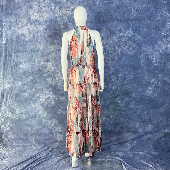 NWT Inc Desert Oasis Halter Maxi Dress Sz XS - Picture 2 of 5